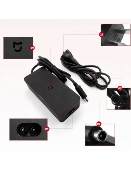 CARGADOR ORIGINAL XIAOMI M365, ESSENTIAL, 1S, PRO/2