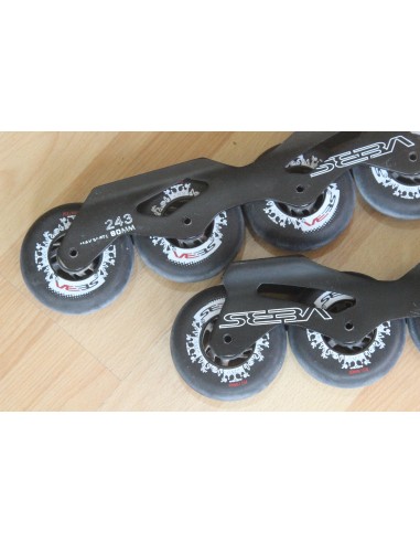 SET GUIAS + RUEDAS + RODAMIENTOS SEBA 4X80 243...