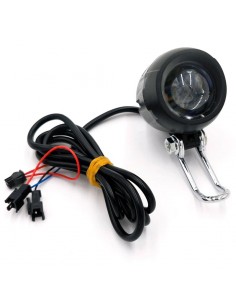FARO LED CON CLAXON KUGOO M4 - NEGRO