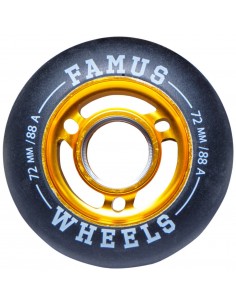 RUEDAS FAMUS EWHEEL 72mm/88A - ORO