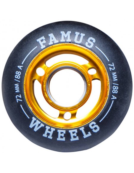 RUEDAS FAMUS EWHEEL 72mm/88A - ORO