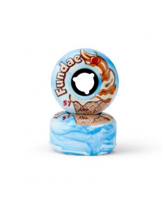 RUEDAS MOXI FUNDAE 57MM 92A BDAYCAKE AZUL (PACK 4)