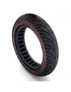 RUEDA MACIZA ULTRALIGERA 8.5' - PUNTOS ROJOS
