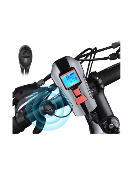 FOCO LINTERNA CON CLAXON Y ALARMA PARA PATINETES ELEC