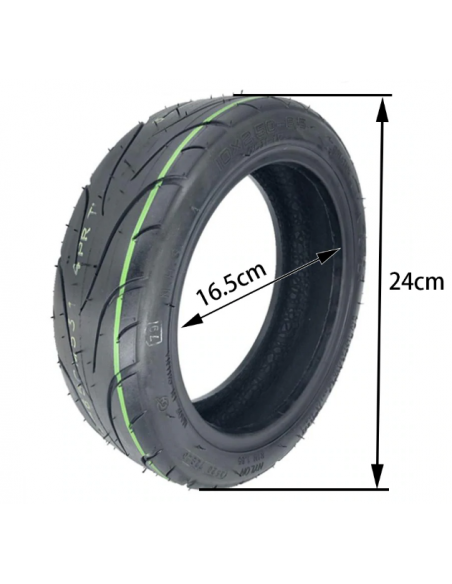 CUBIERTA 10X2.5 TUBELESS CST