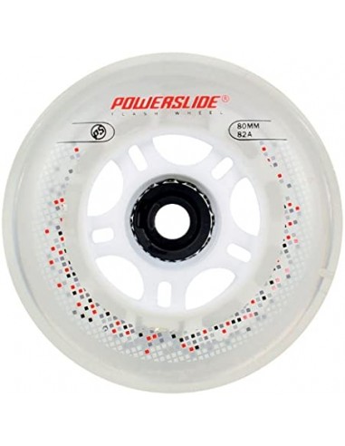RUEDAS POWERSLIDE DE LUZ 2 UNIDADES 80mm 82A