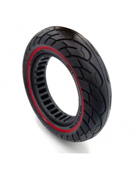 RUEDA MACIZA ULTRALIGERA 10X2.5 LINEA ROJA