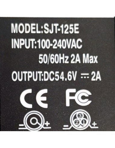 CARGADOR 48V 2A CONECTOR DC