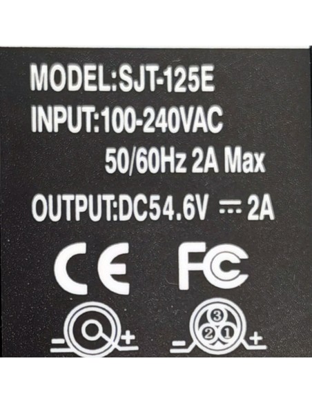 CARGADOR 48V 2A CONECTOR DC