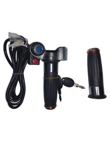 ACELERADOR CON LLAVE Y MULTIMETRO