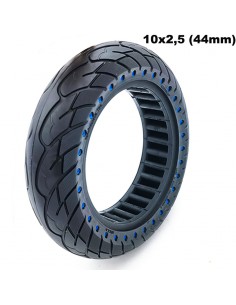 RUEDA MACIZA ULTRALIGERA 10X2.5 PUNTOS AZULES 44mm