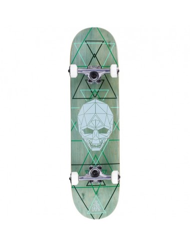 SKATE ENUFF GEO SKULL COMPLETE SKATEBOARD