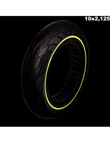 RUEDA MACIZA ULTRALIGERA 10X2.125 FLUORESCENTE