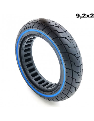 RUEDA MACIZA ULTRALIGERA 9.2X2 LINEA AZUL