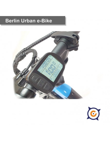 BICICLETA ELECTRICA PLEGABLE CICLOTEK BERLIN AZUL