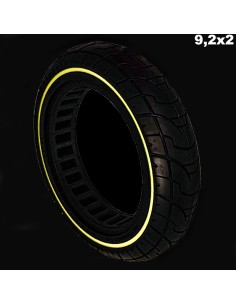 RUEDA MACIZA ULTRALIGERA 9.2X2 - FLUORESCENTE