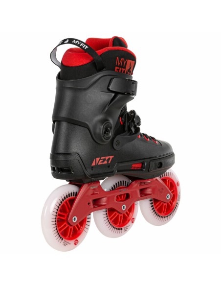 POWERSLIDE PATINES NEXT BLACK RED 110
