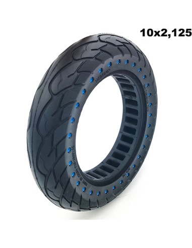 RUEDA MACIZA ULTRALIGERA 10X2.125 - PUNTOS AZULES