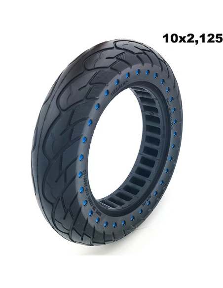 RUEDA MACIZA ULTRALIGERA 10X2.125 - PUNTOS AZULES