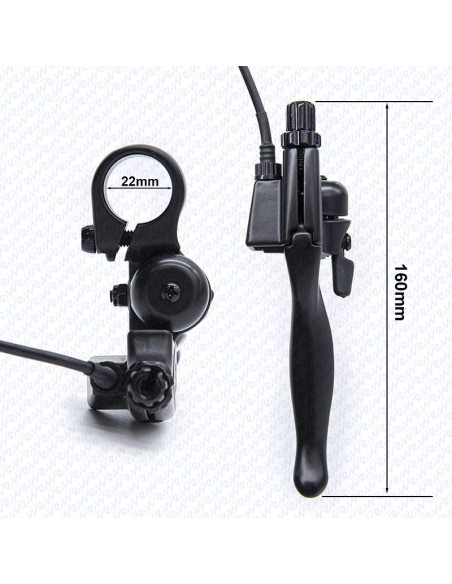 MANETA DE FRENO IZQUIERDA CON TIMBRE MINIMOTORS DUALTRON