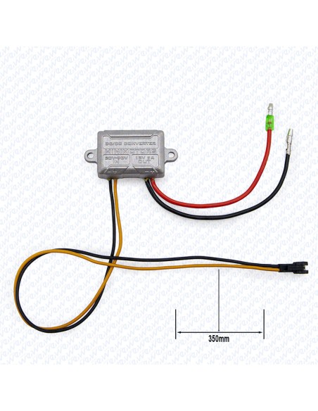 CONVERSOR DC MINIMOTORS DUALTRON 20V-90V A 12V 5A MODELO 2