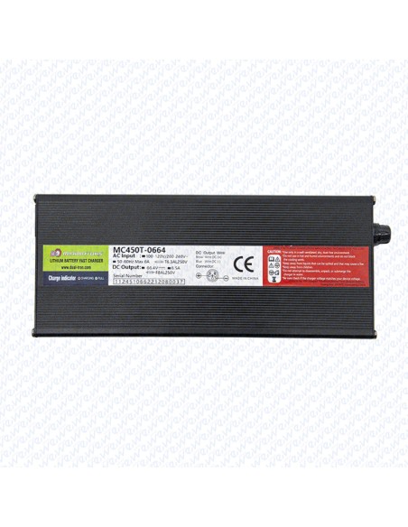 CARGADOR RAPIDO 60V 6,5A CONECTOR LP-16 Dualtron