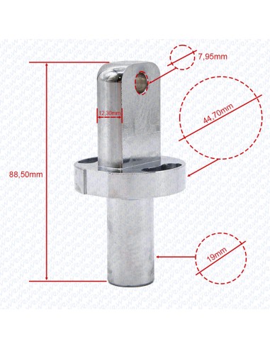 BISAGRA INFERIOR MINIMOTORS DUALTRON - MODELO 2
