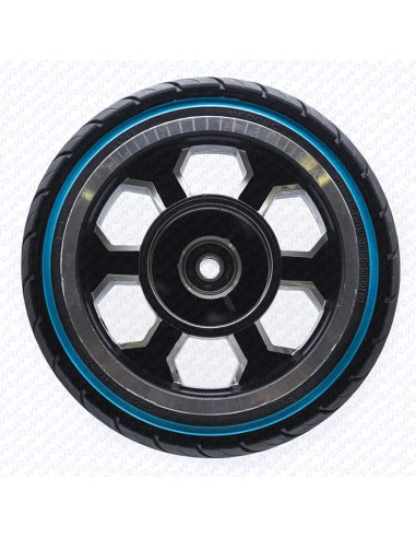 RUEDA MACIZA ULTRALIGERA 8.5X2.5 LINEA AZUL...