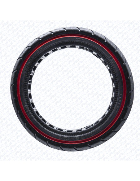 RUEDA MACIZA ULTRALIGERA 8.5X2.5 LINEA ROJA PARA DUALTRON MINI