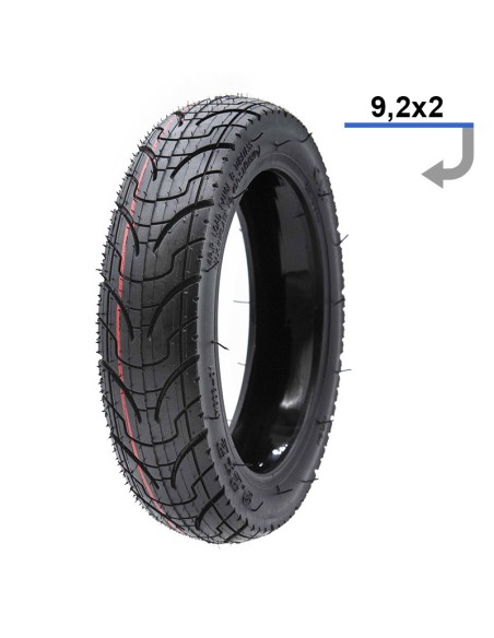 NEUMATICO TUBELESS CITYROAD 9.2x2 CON GEL ANTIPINCHAZOS