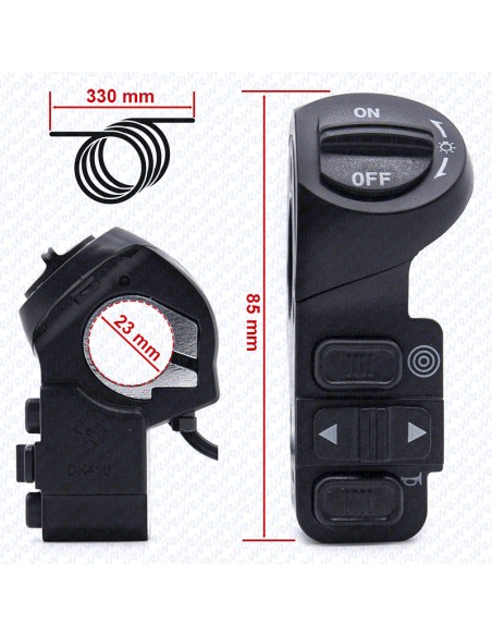 BOTONERA MANILLAR - SMARTGYRO CROSSOVER DUAL