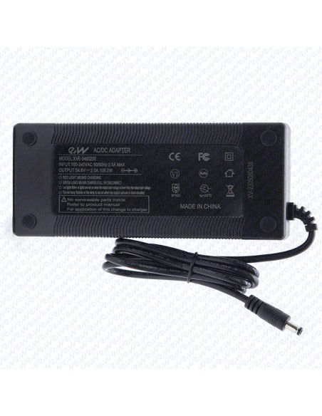 CARGADOR PREMIUM 48V 2A CONECTOR DC 5.5mm
