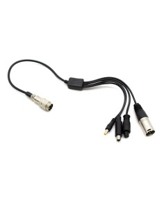 CABLE CONVERSOR GX16 A DC5,5MM/DC8MM/XLR/GX12