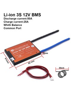 BMS DALY 3S 12V 50A