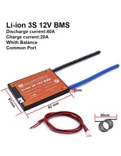 BMS DALY 3S 12V 40A