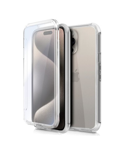 Cool Funda Silicona 3D iPhone 15 Plus Transparente