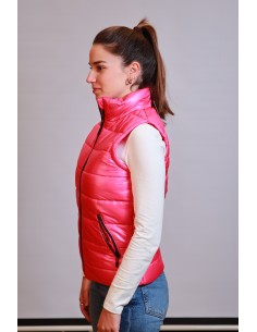 CHALECO DE MUJER PLUMA ROSA TDP
