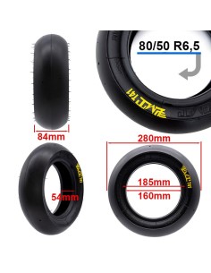 NEUMATICO TUBELESS RADIAL SLICK T40 90/65-R6.5 PMT 2