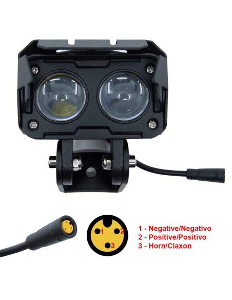 FARO CON CLAXON KUKIRIN G3 PRO