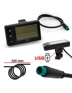DISPLAY S866 CON CONECTOR WATERPROOF - CON PUERTO USB