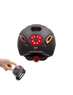 CASCO CP02 CON INTERMITENTE NEGRO TALLA UNICA 2