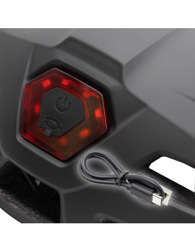 CASCO CON LUZ CP04 NEGRO