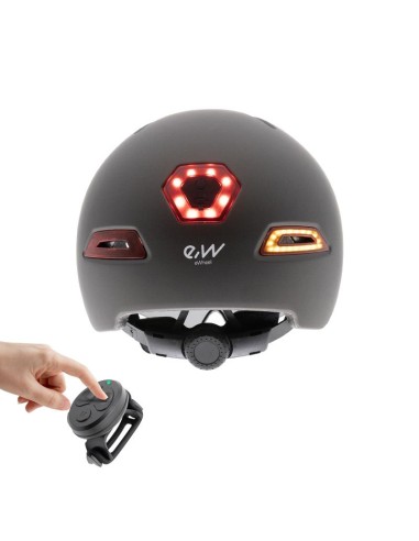 CASCO CP03 CON INTERMITENTE Y VISERA TALLA L