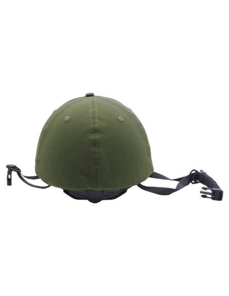 CASCO CON GORRA CP01 VERDE TALLA UNICA