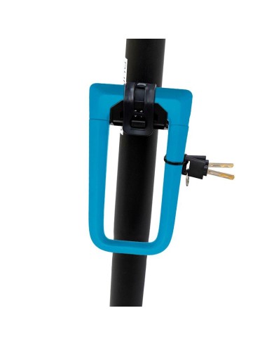 CANDADO EN U DE LLAVE EWLK023 AZUL