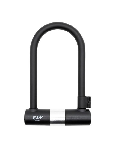 CANDADO EN U LLAVE EWLK021 NEGRO