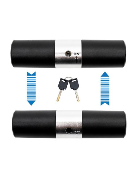 CANDADO EN U LLAVE EWLK021 NEGRO