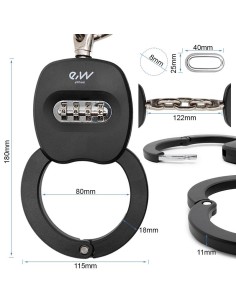 CANDADO DE LLAVE ESPOSAS REFORZADO EWLK010 2