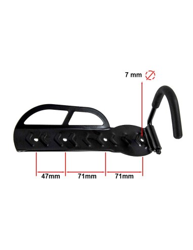 GANCHO DE PARED PARA PATINETE ELECTRICO 30 KG