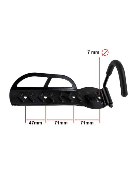 GANCHO DE PARED PARA PATINETE ELECTRICO 30 KG